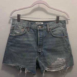COPY - Redone 90s slung shorts size 26